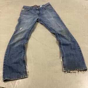 y2k low rise cinch western bootcut Jeans 33x34